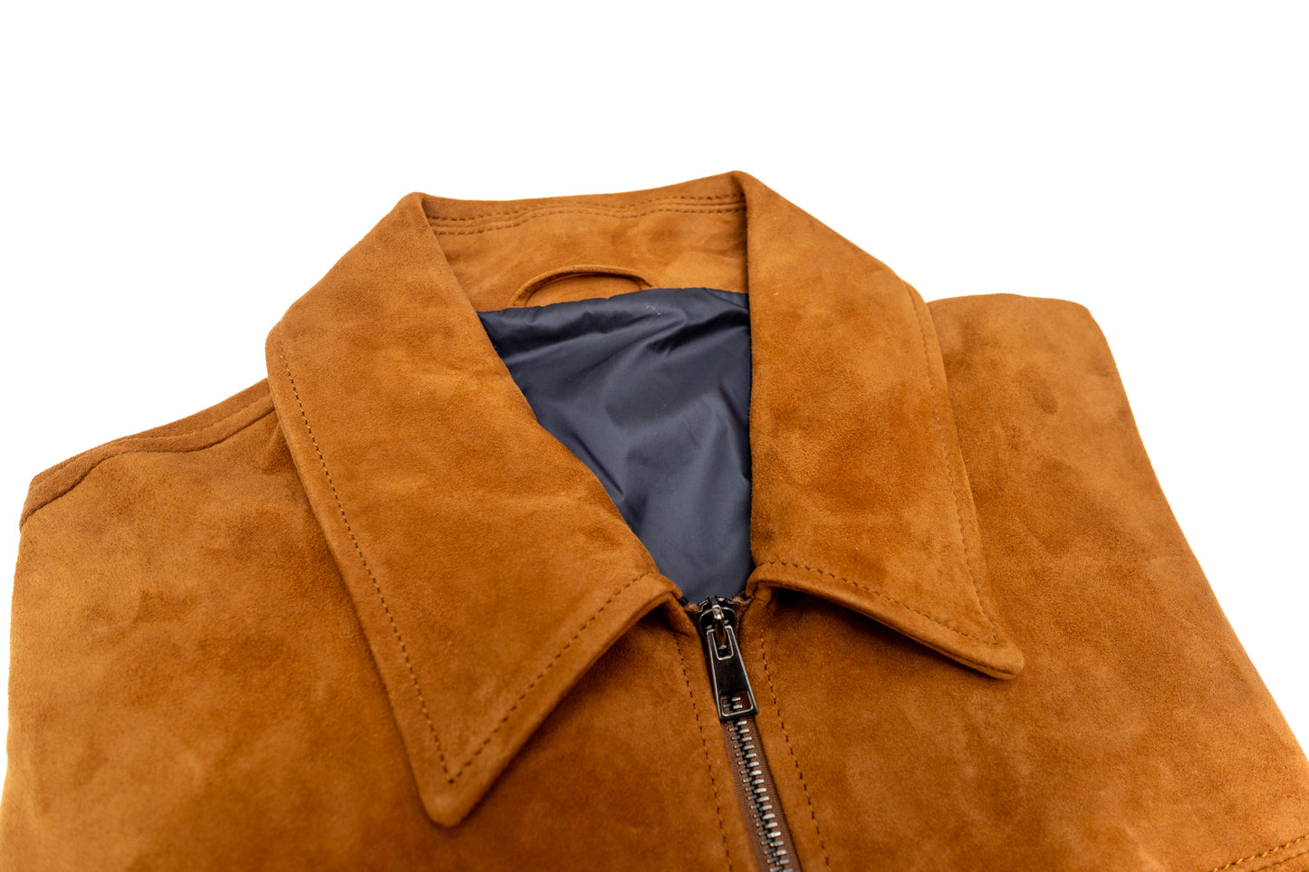 Hagen City Suede Bomber Jacket