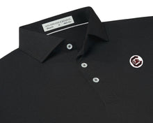Load image into Gallery viewer, Holderness and Bourne Gamecock Polo: Black with White Circle
