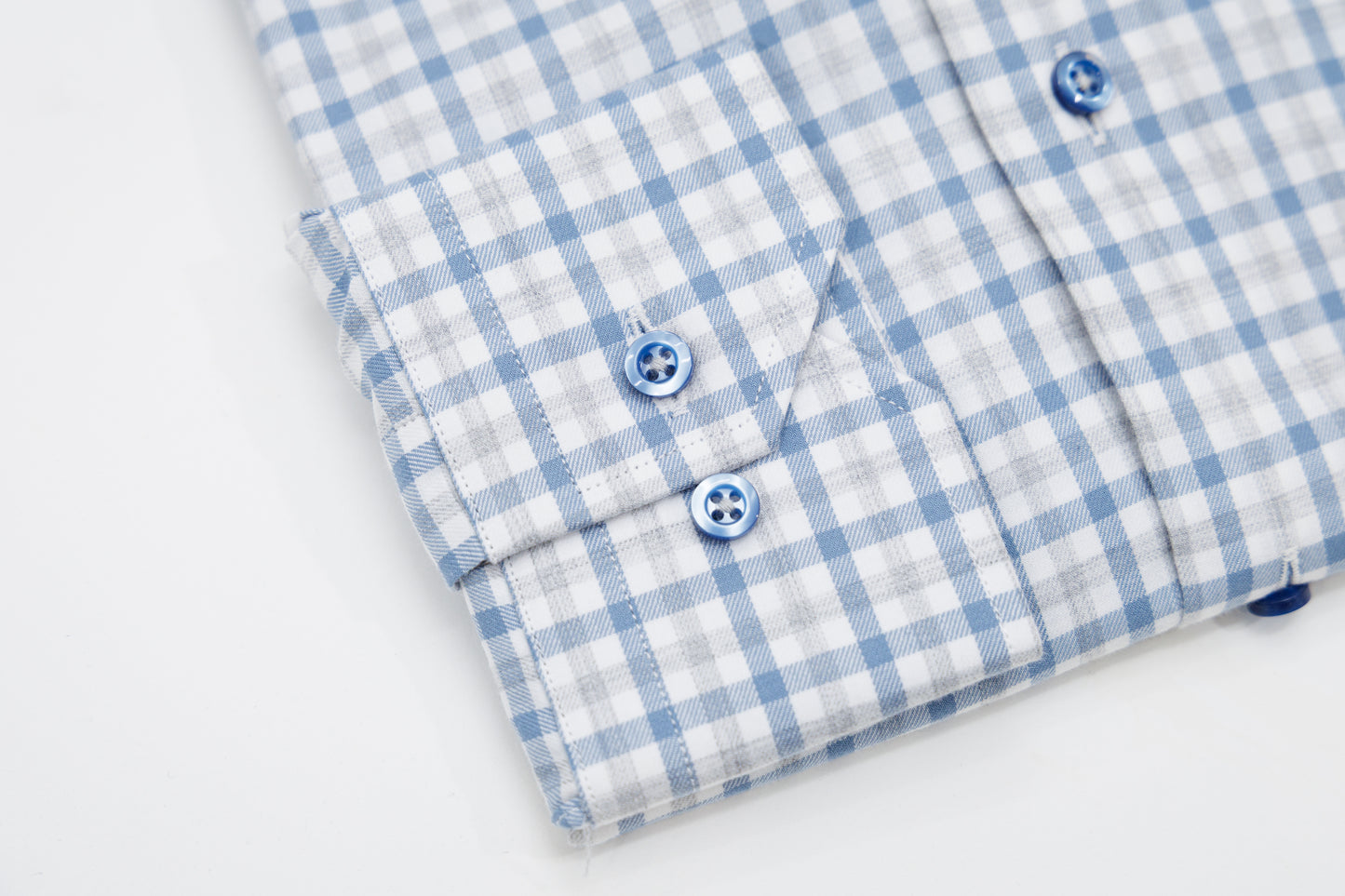 Hagen Blue Graph Seasonal Dress Shirt