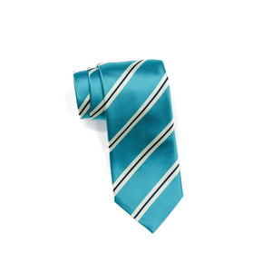 Robert Jensen Blue White Stripe Tie