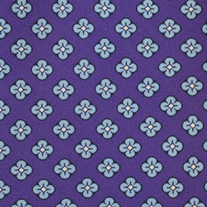 Robert Jensen Purple Flower Tie
