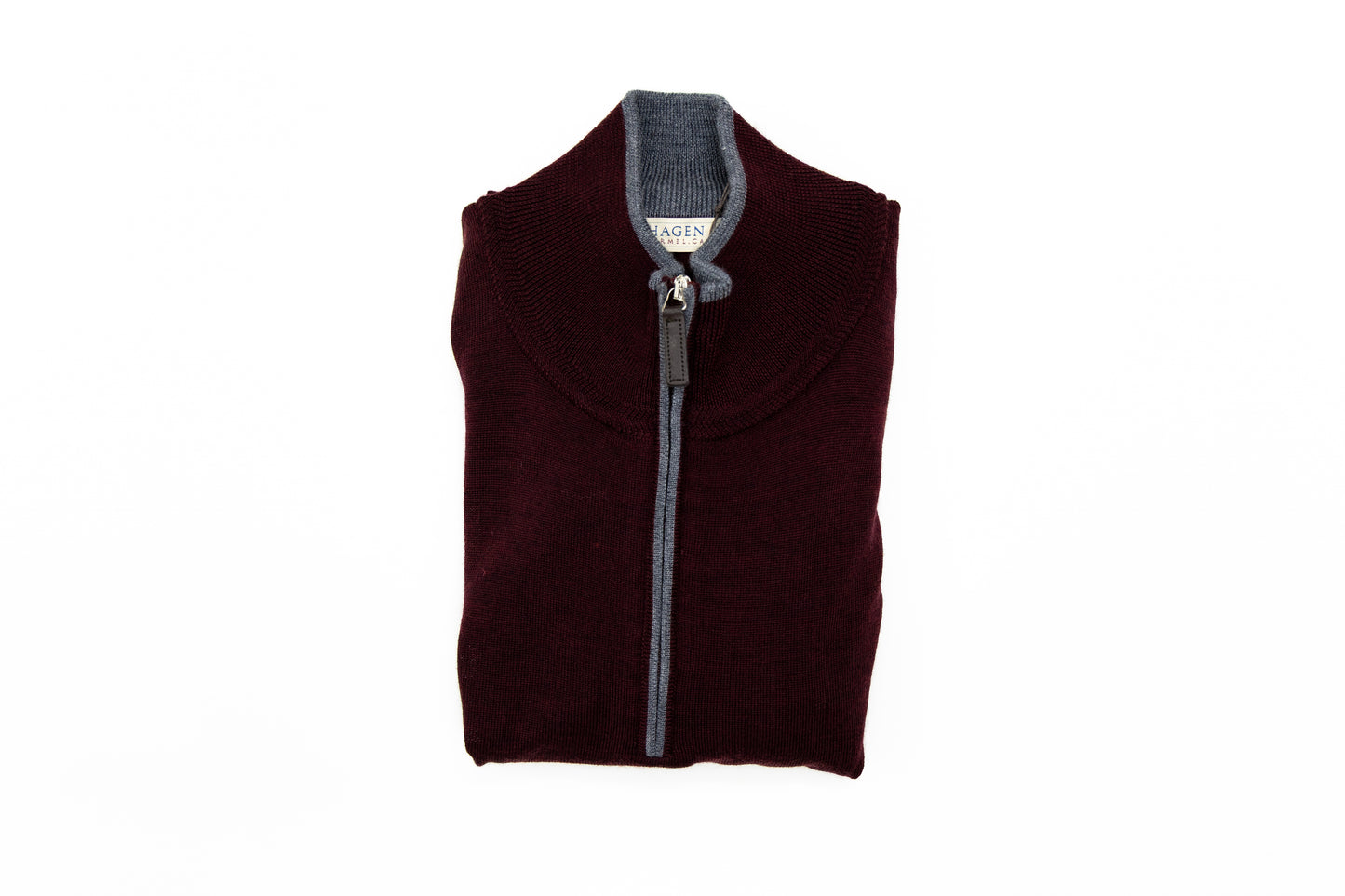 Hagen Carmel Merino Quarter Zip