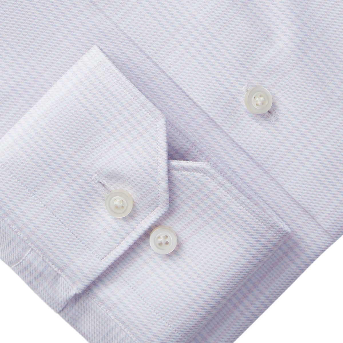 Emanuel Berg Light Pink and Blue Check Dress Shirt