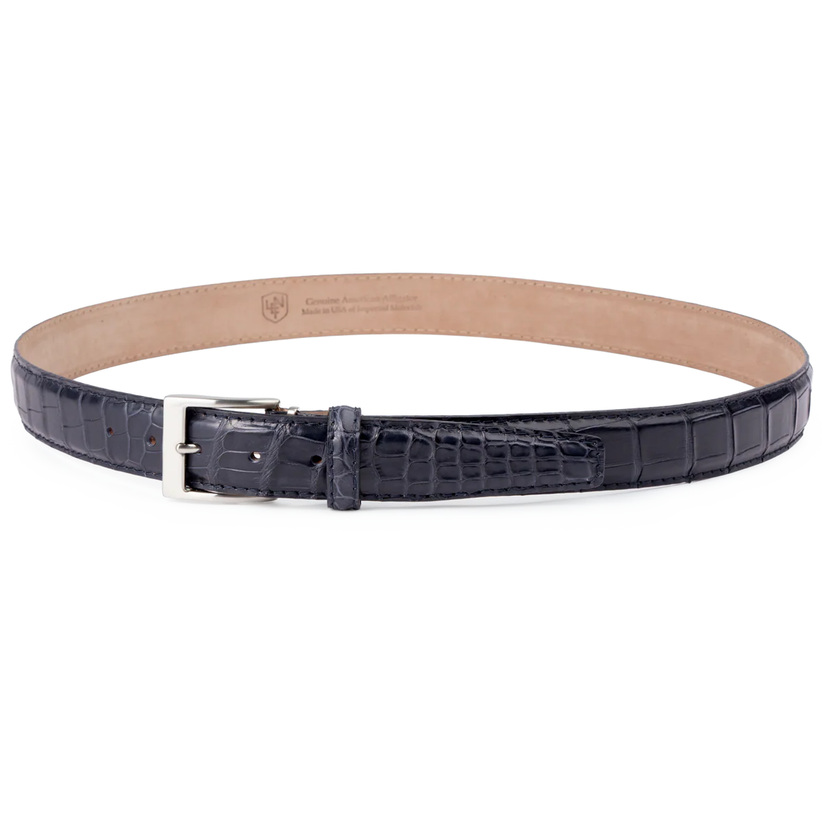 L.E.N. Lifestyle American Matte Alligator Belt