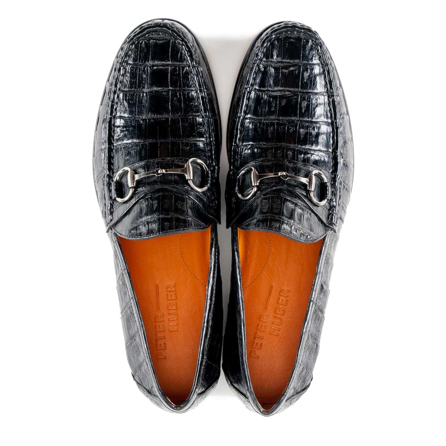 Peter Huber King Crocodile Bit Loafer