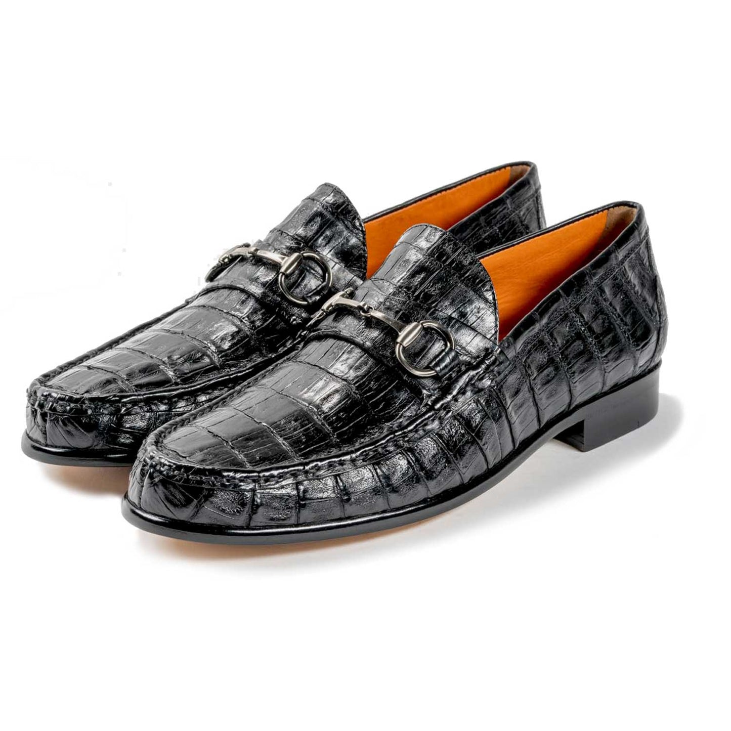 Peter Huber King Crocodile Bit Loafer