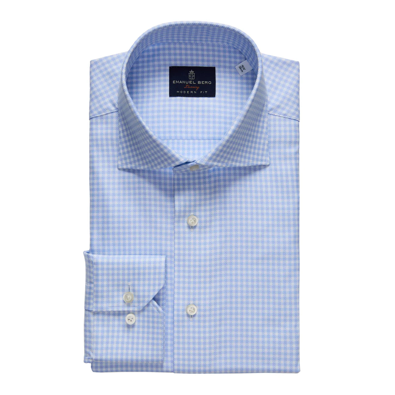 Emanuel Berg Natural Stretch Yoga Twill Dress Shirt