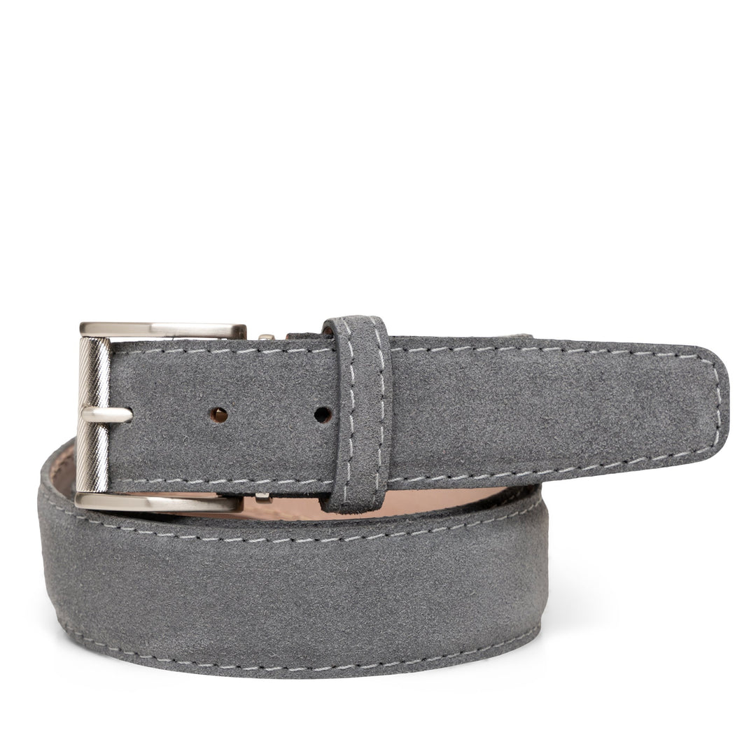 LEN Belt Italian Suede Charcoal STK