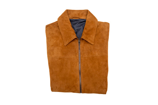Hagen City Suede Bomber Jacket
