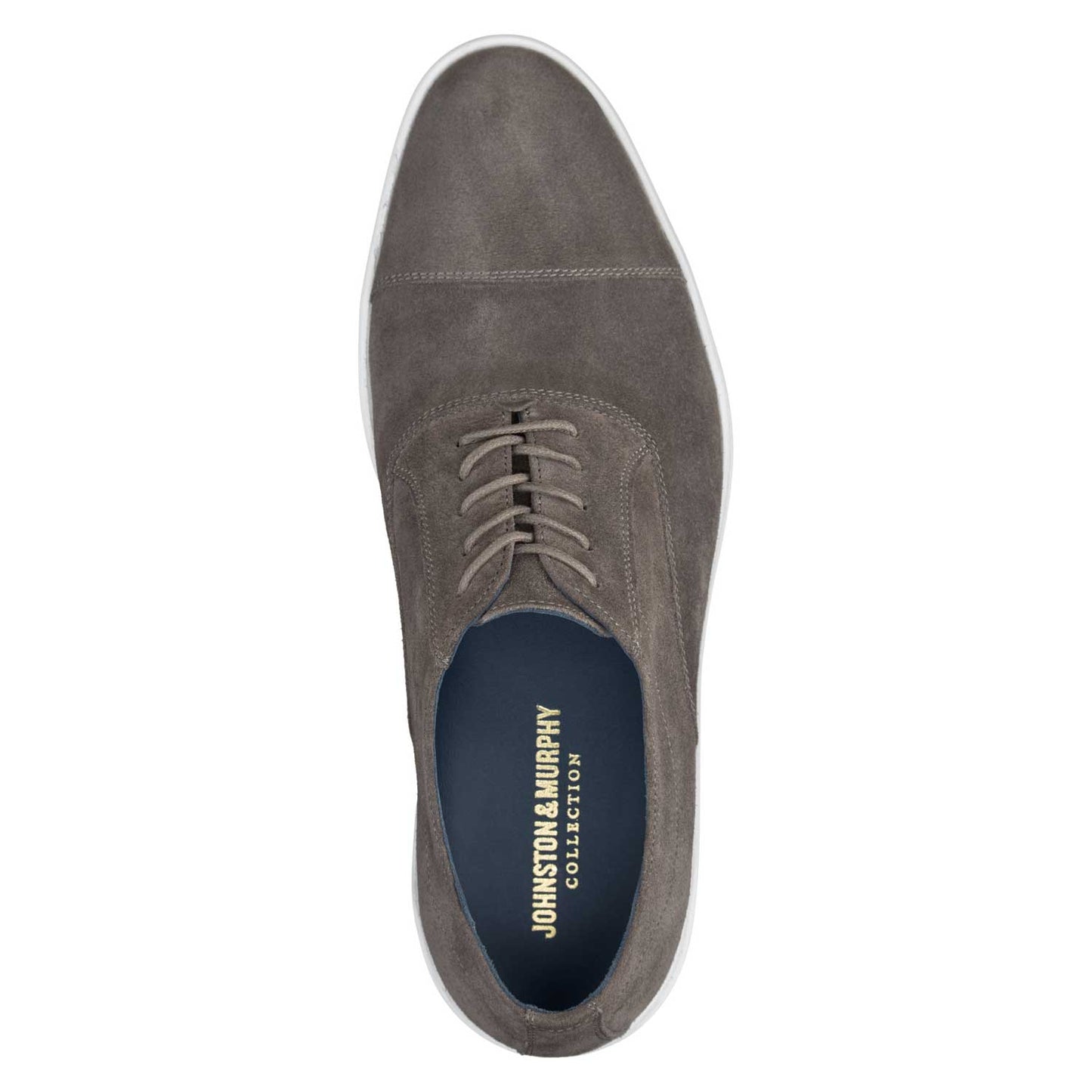 J&M Bolivar Cap Toe Sneaker Gray Italian