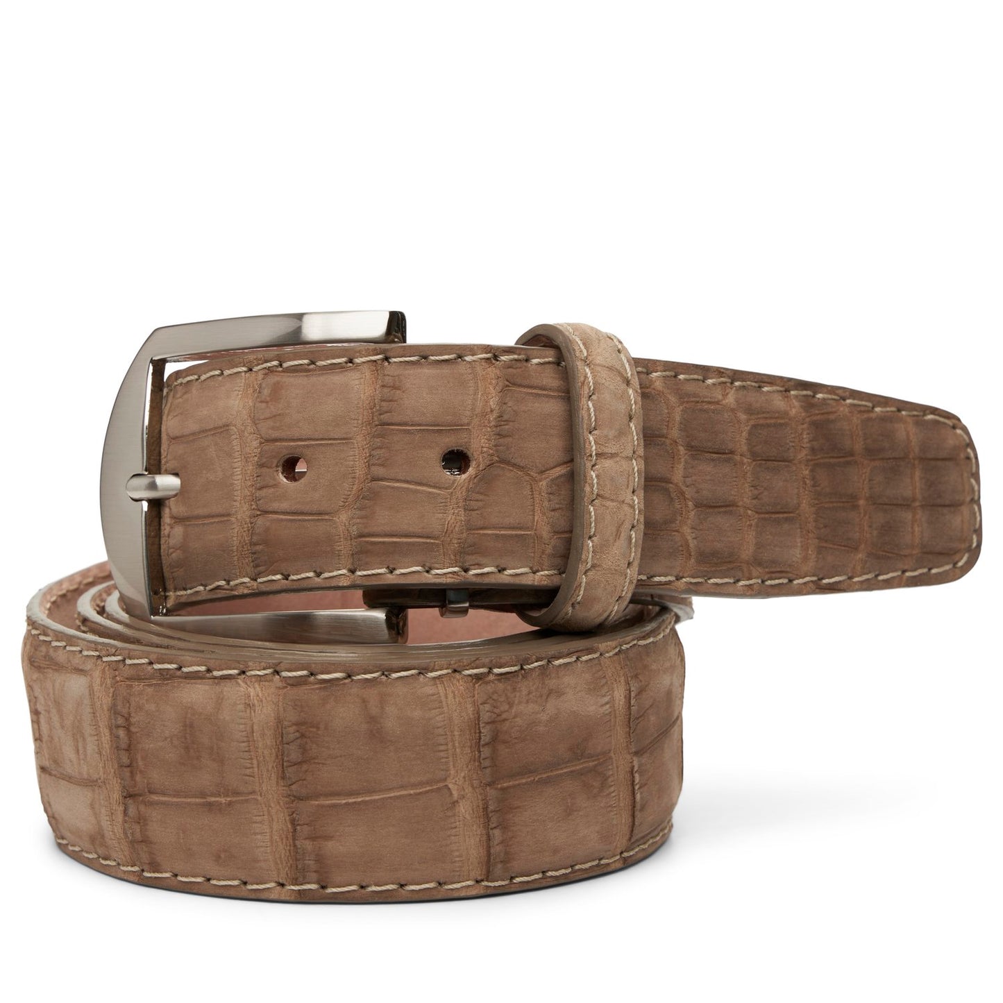 LEN Buffed Alligator Belt