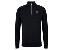 Load image into Gallery viewer, Holderness and Bourne Gamecock 1/4 Zip Pullover: Black with Block C
