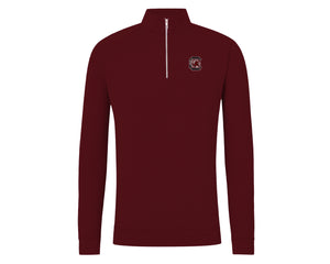 Holderness and Bourne Gamecock Polo: Garnet with Block C