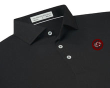 Load image into Gallery viewer, Holderness and Bourne Gamecock Polo: Black with Garnet Circle
