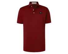 Load image into Gallery viewer, Holderness and Bourne Gamecock Polo: Garnet with Black Circle
