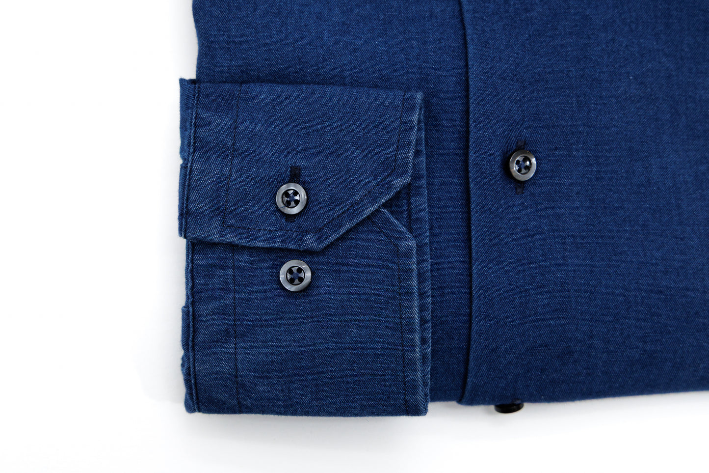 Hagen Rinsed Fine Denim Casual Shirt