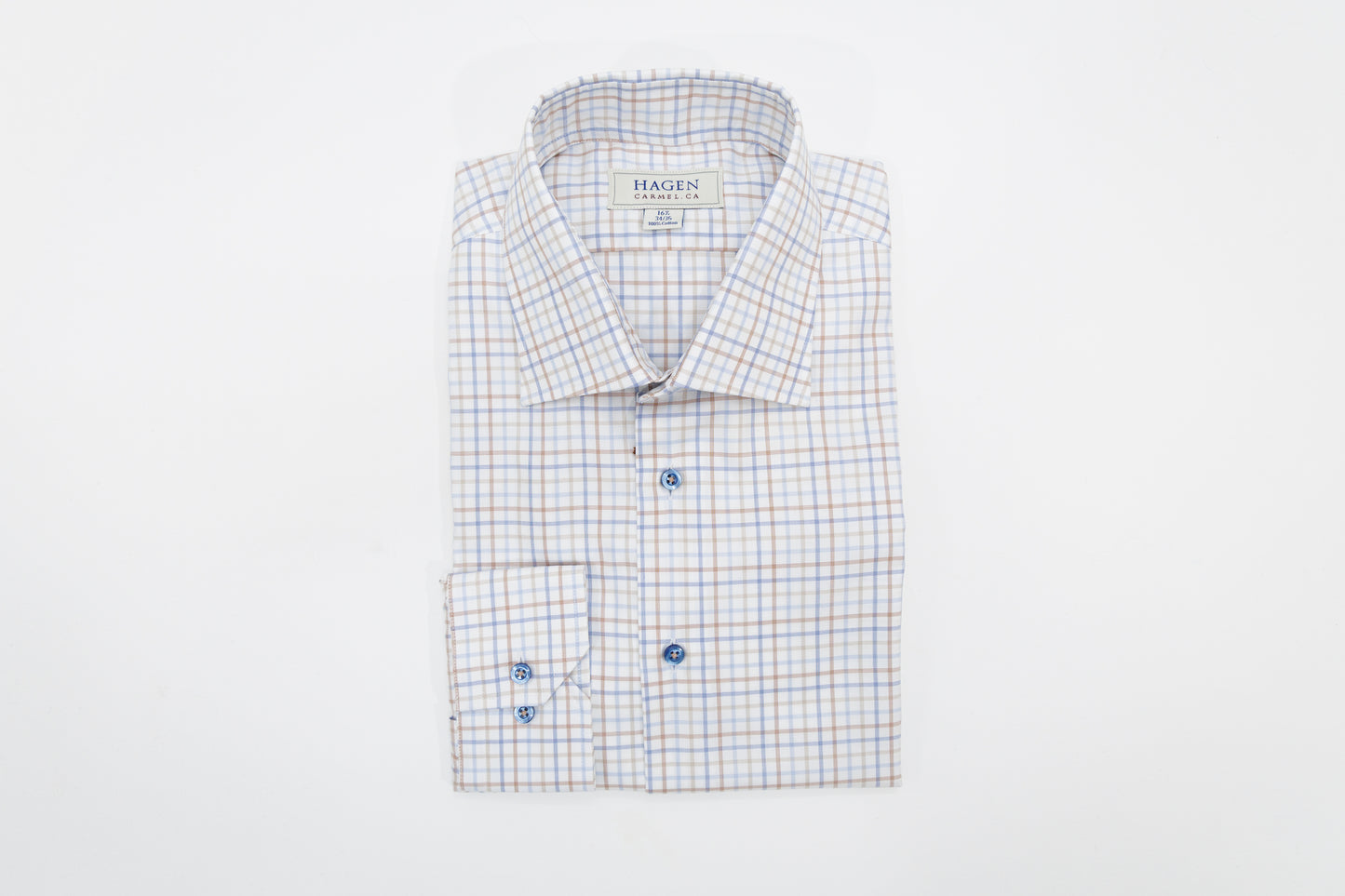 Hagen Tattersall Dress Shirt