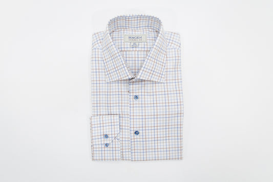 Hagen Tattersall Dress Shirt