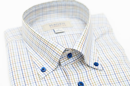 Hagen Seasonal Tattersall Shirt