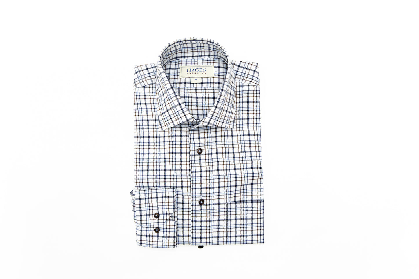 Hagen Seasonal Blue Plaid Shirt