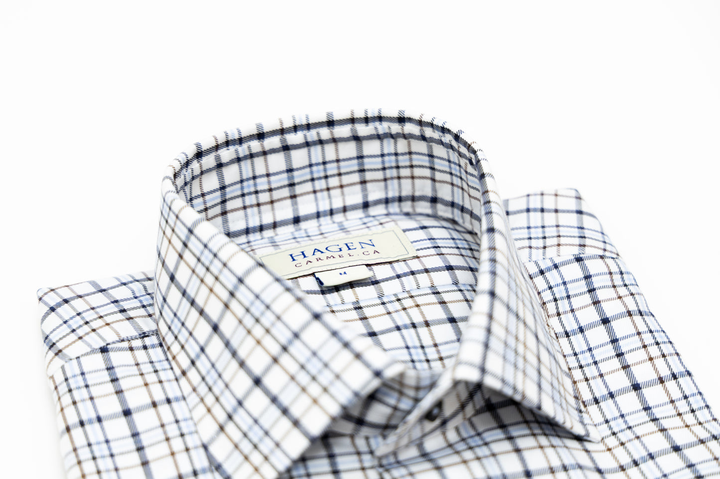 Hagen Seasonal Blue Plaid Shirt