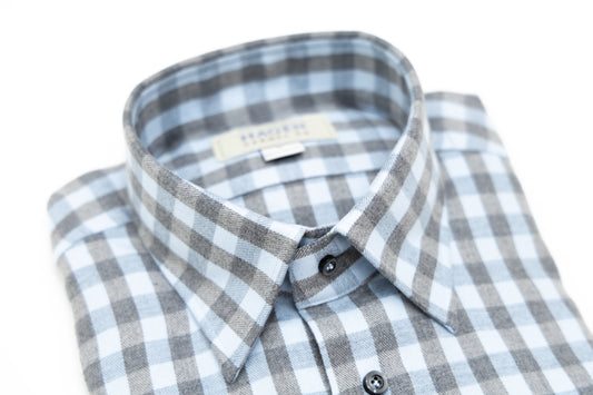Hagen Sierra Grey Plaid Shirt