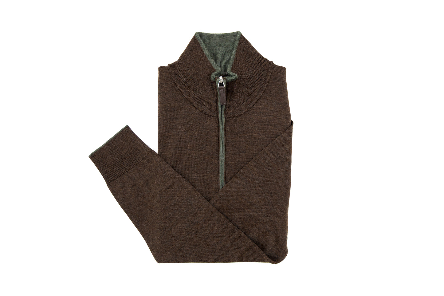 Hagen Carmel Merino Quarter Zip