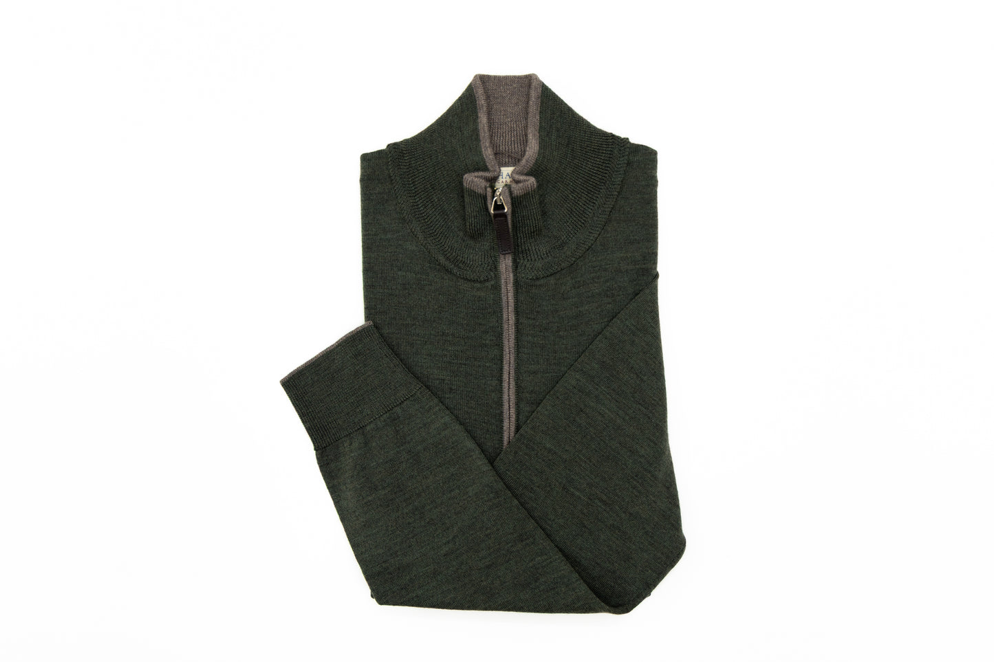 Hagen Carmel Merino Quarter Zip