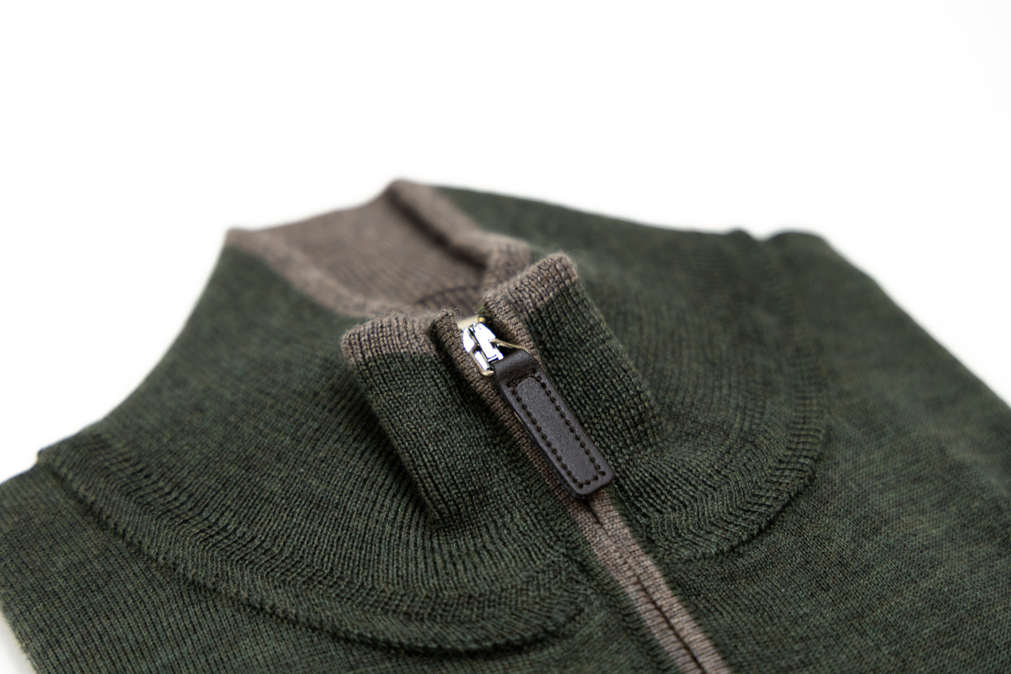 Hagen Carmel Merino Quarter Zip