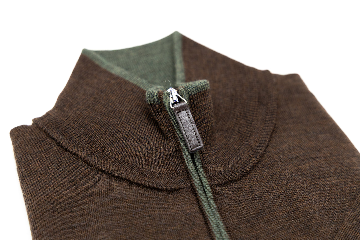 Hagen Carmel Merino Quarter Zip