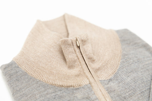 Hagen Striped Quarter Zip