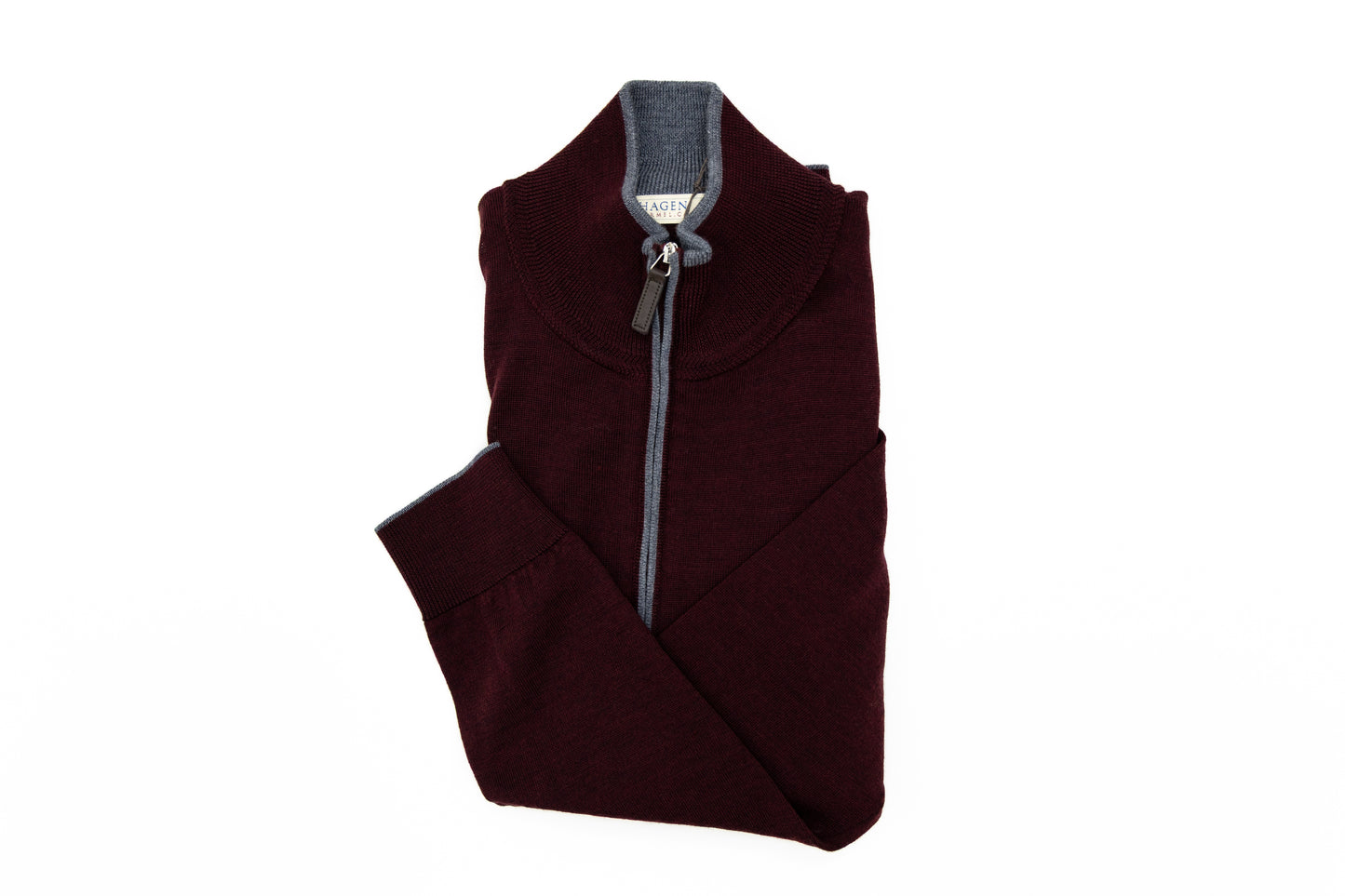 Hagen Carmel Merino Quarter Zip