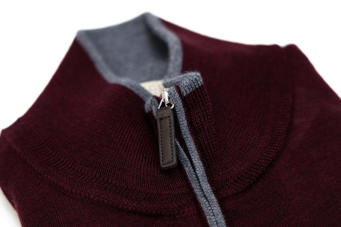 Hagen Carmel Merino Quarter Zip