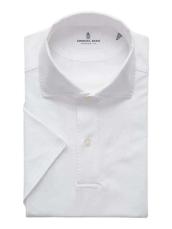 Emanuel Berg Jacquard Knit Polo