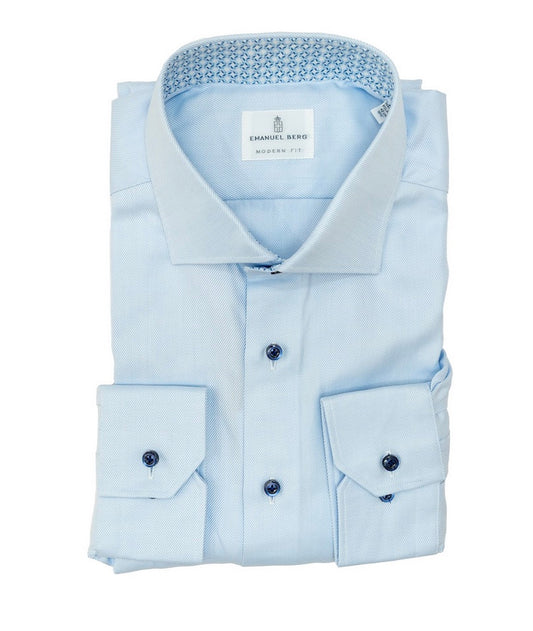 Emanuel Berg Blue Dress Shirt