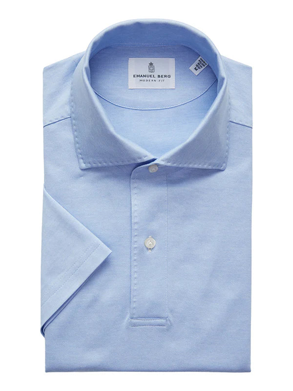 Emanuel Berg Jacquard Knit Polo