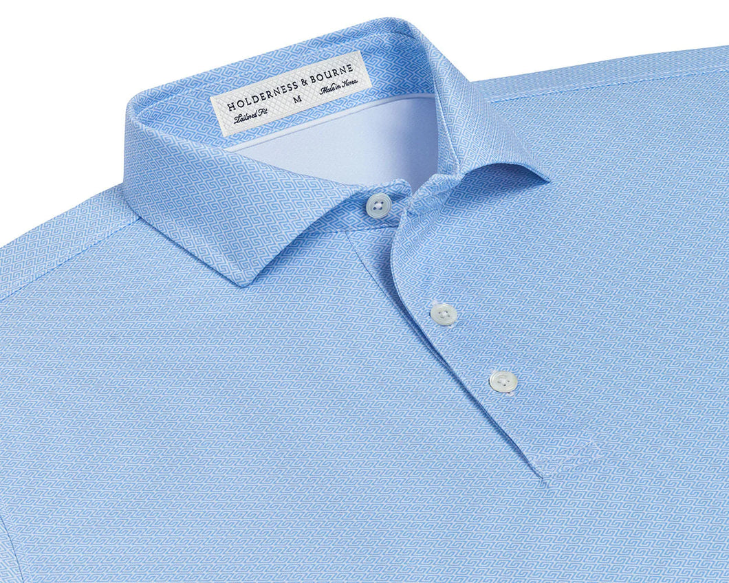 Holderness & Bourne The Cole Shirt White & Windsor SS24