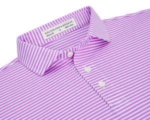 Holderness & Bourne The Maxwell Shirt Thistle & White SS24