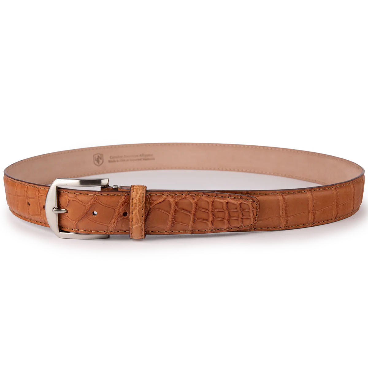 L.E.N. Lifestyle American Alligator Belt