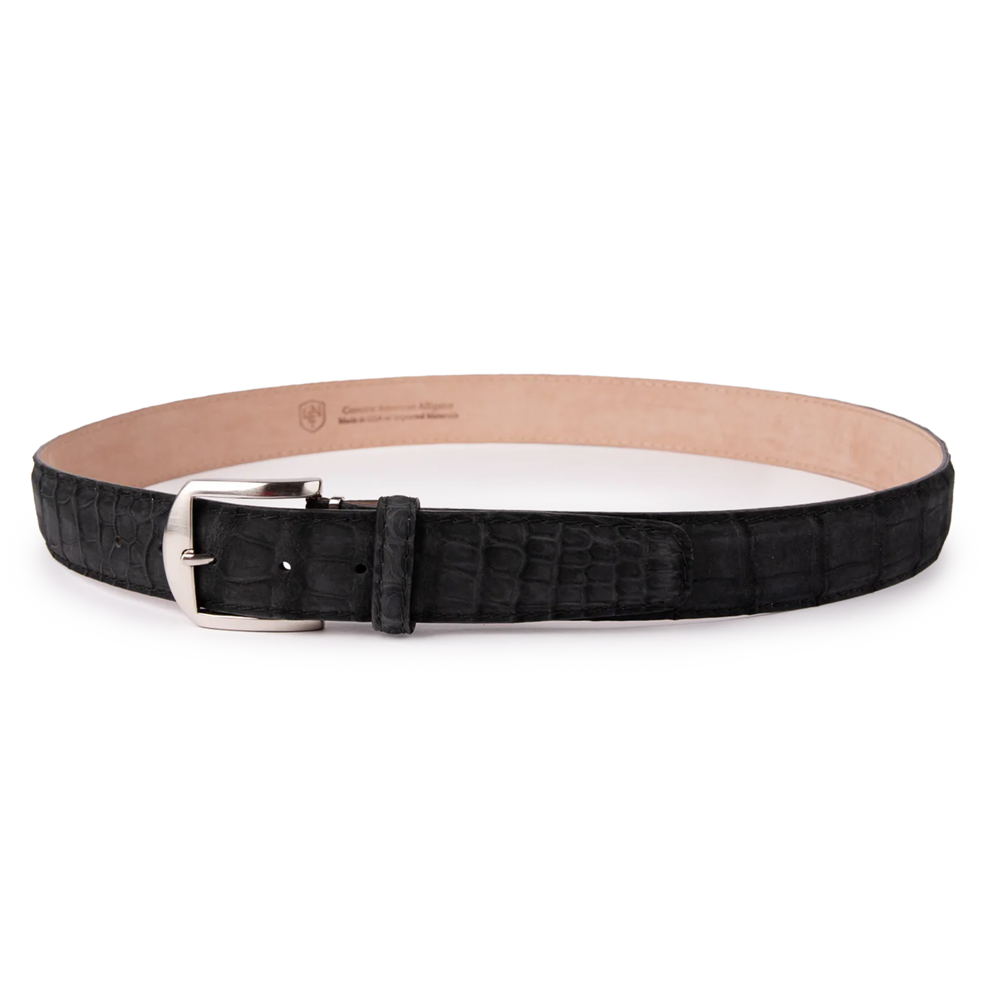 L.E.N. Lifestyle Buffed American Alligator Belt