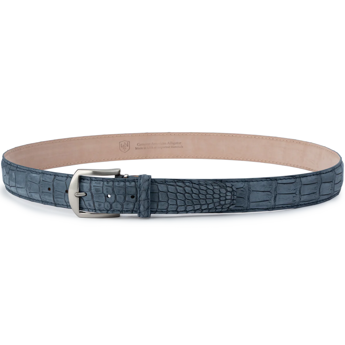 L.E.N. Lifestyle Buffed American Alligator Belt