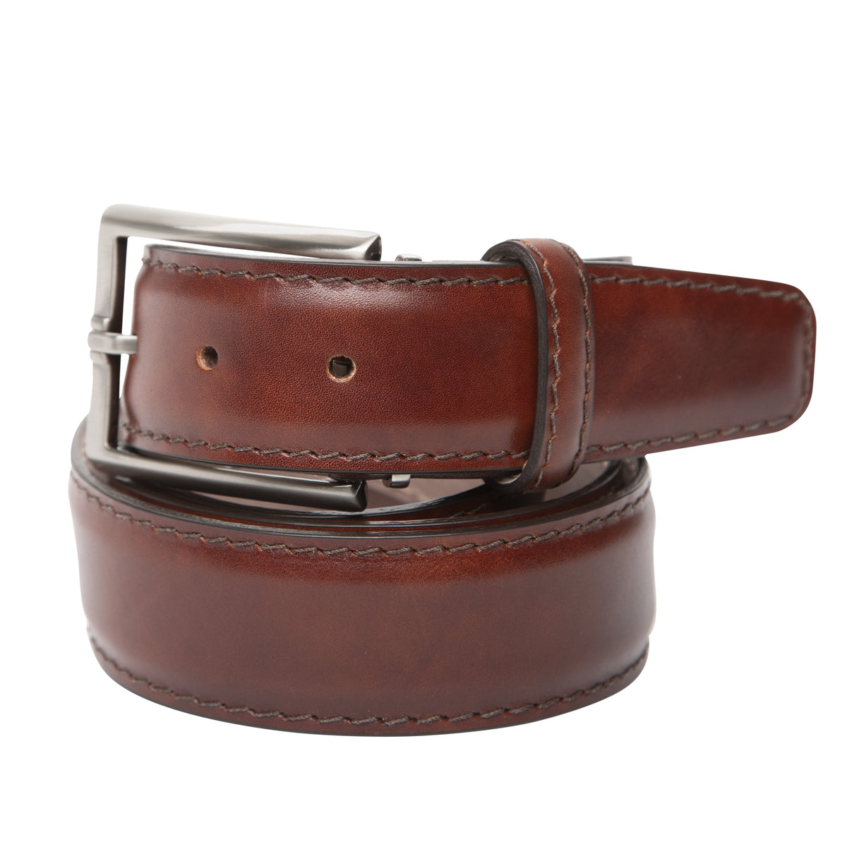 LEN Belt Italian Marbled Calf 40mm Cognac STK – BP Skinner Clothiers