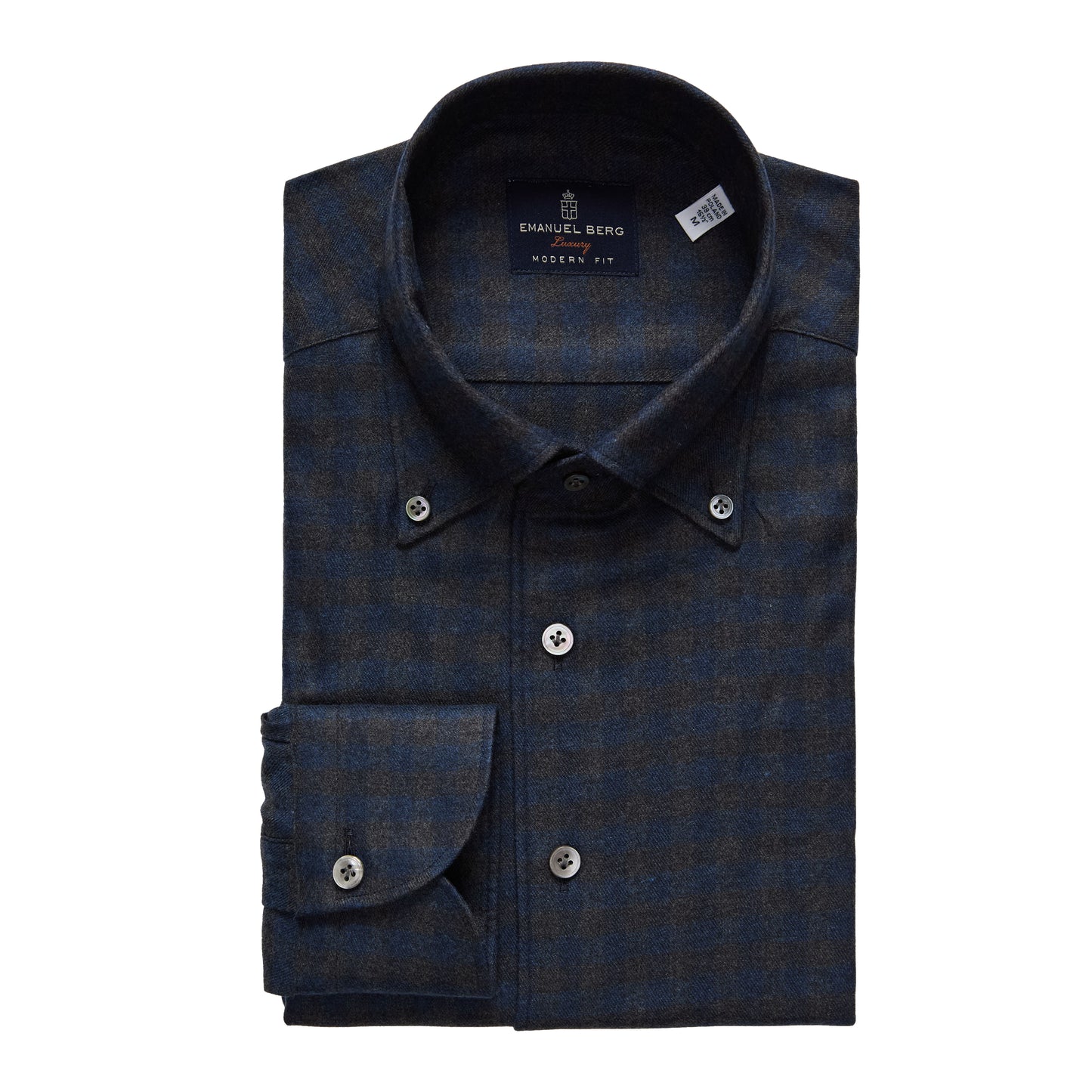 Emanuel Berg Twill Melange Sport Shirt