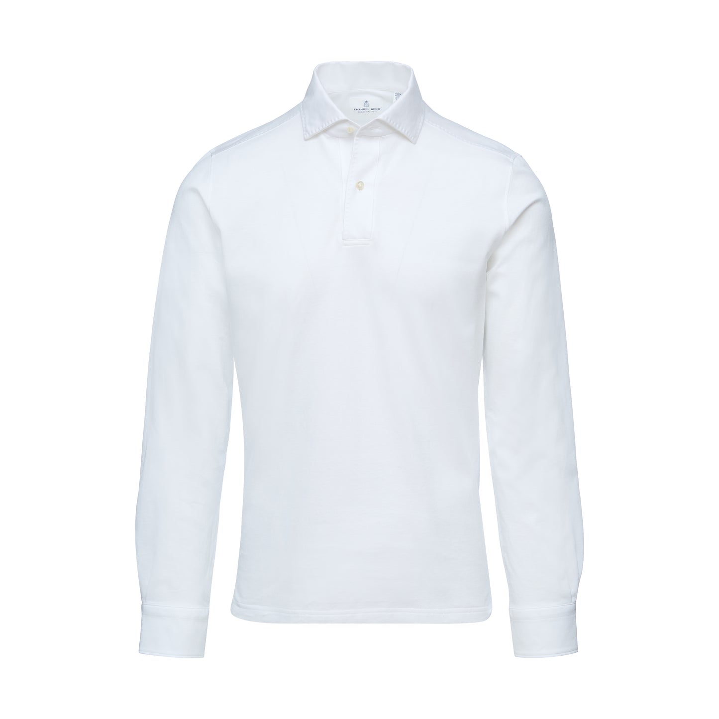 Emanuel Berg Jacquard Luxe Long Sleeve Polo