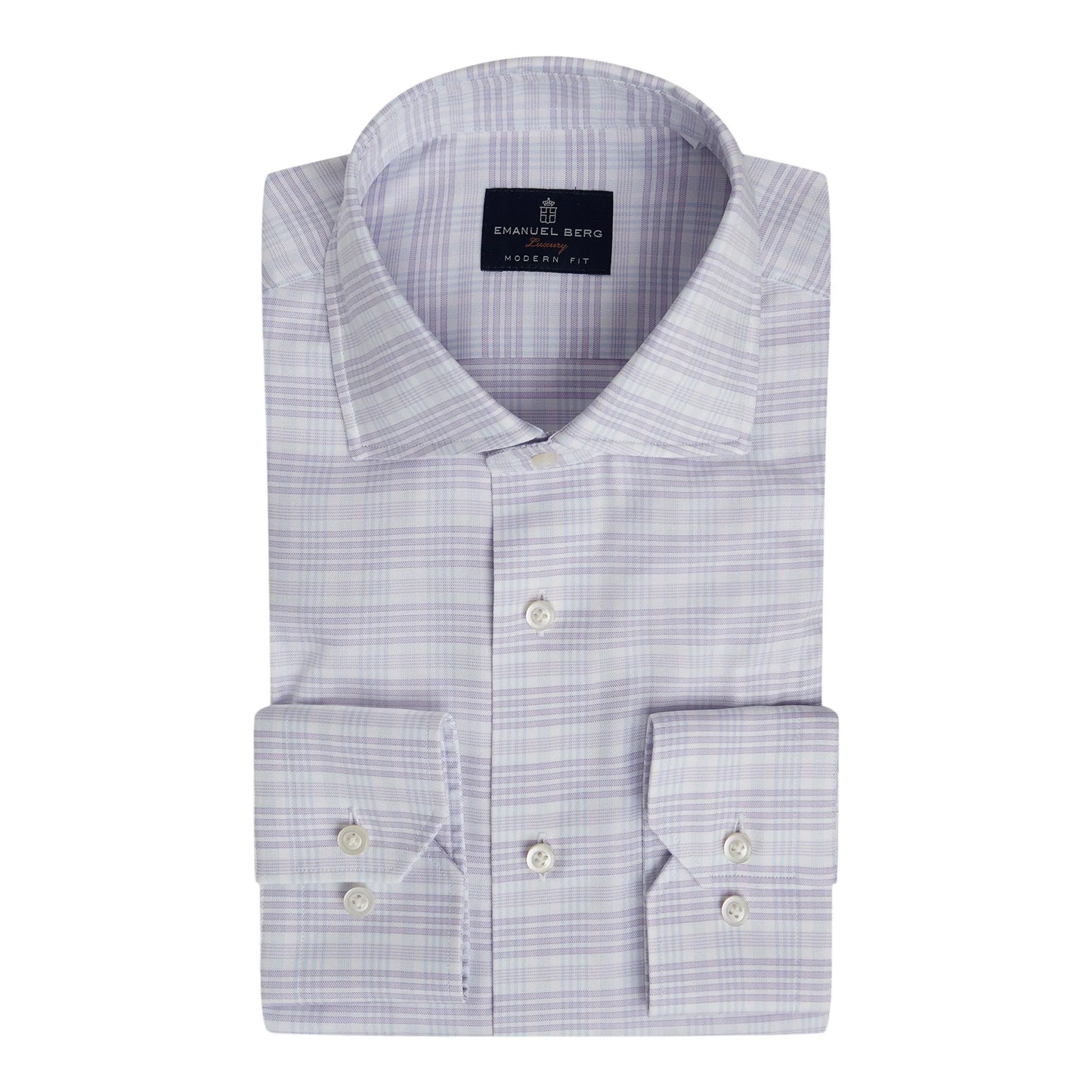 Emanuel Berg Checked Cotton Twill Shirt