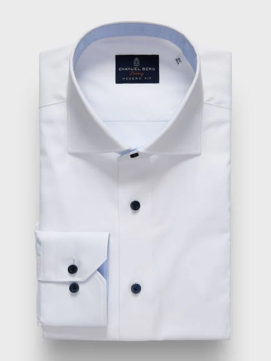 Emanuel Berg Yoga Twill Luxury Dress Shirt