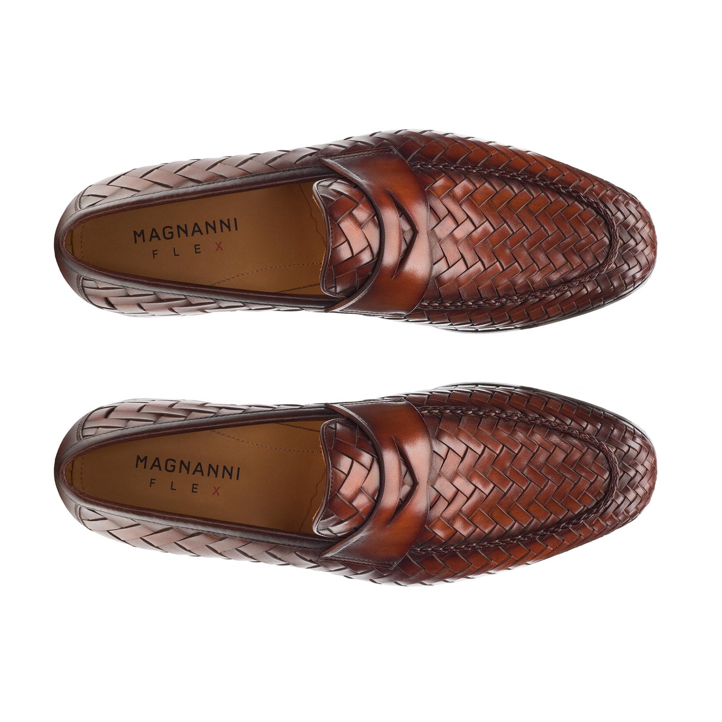 woven penny loafer